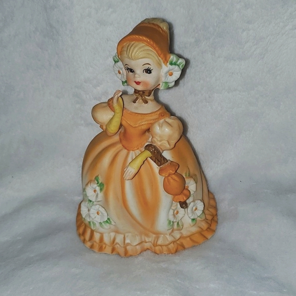 Lefton Vintage Japan Ceramic Southern Belle Figurine